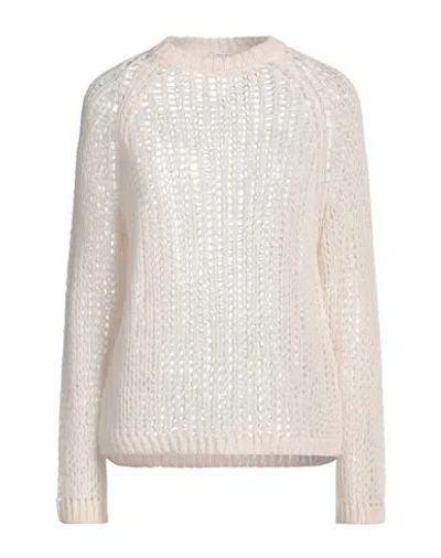 Peserico Woman Sweater Beige Size 6 Viscose, Polyester, Alpaca Wool, Polyamide, Virgin Wool