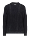 Peserico Woman Sweater Black Size 10 Polyamide, Alpaca Wool, Merino Wool, Cashmere, Silk