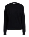 Peserico Woman Sweater Black Size 10 Virgin Wool In Black