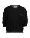 Peserico Woman Sweater Black Size 6 Cotton