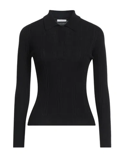 Peserico Woman Sweater Black Size 8 Virgin Wool In Black
