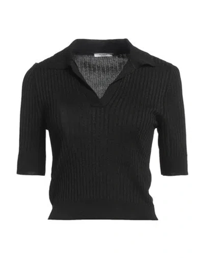Peserico Woman Sweater Black Size 6 Viscose, Polyester