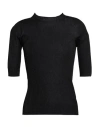 Peserico Woman Sweater Black Size 8 Viscose, Polyester