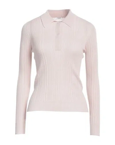 Peserico Woman Sweater Blush Size 8 Virgin Wool In Pink