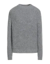 Peserico Woman Sweater Grey Size 10 Polyester, Alpaca Wool, Nylon, Merino Wool