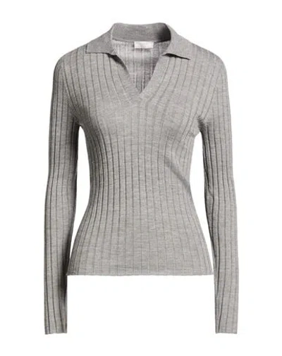 Peserico Woman Sweater Grey Size 4 Virgin Wool, Viscose, Polyester In Multi