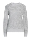 Peserico Woman Sweater Grey Size 6 Baby Alpaca Wool, Nylon, Virgin Wool In Grey