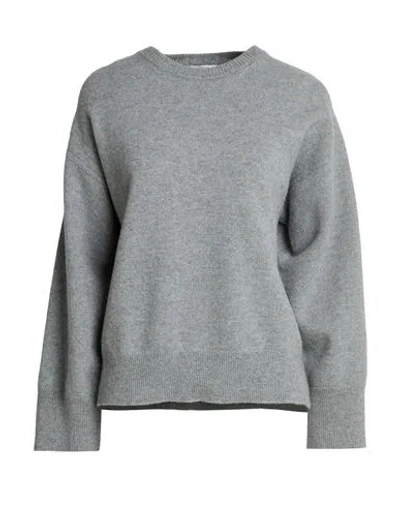 Peserico Woman Sweater Grey Size 6 Wool, Cashmere, Polyester In Gray