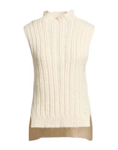 Peserico Woman Sweater Ivory Size 4 Alpaca Wool, Virgin Wool, Polyamide, Viscose, Metal Fiber In Multi