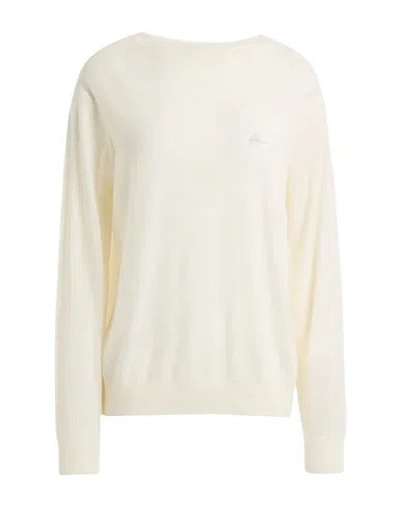 Peserico Woman Sweater Ivory Size 6 Merino Wool In Neutral