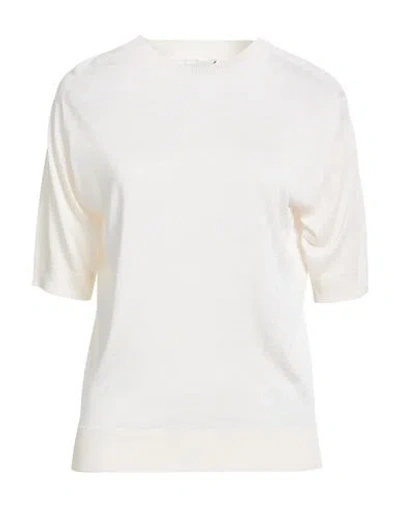Peserico Woman Sweater Ivory Size 6 Viscose, Polyester In White