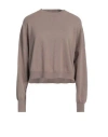Peserico Woman Sweater Light Brown Size 4 Virgin Wool, Silk, Cashmere, Metallic Fiber In Beige