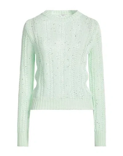 Peserico Woman Sweater Light Green Size 14 Cotton, Polyester