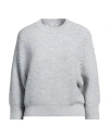 Peserico Woman Sweater Light Grey Size 12 Polyamide, Virgin Wool, Alpaca Wool, Polyester