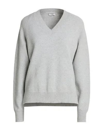 Peserico Woman Sweater Light Grey Size 6 Wool, Cashmere, Polyester In White