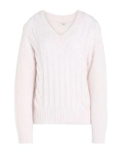 Peserico Woman Sweater Light Pink Size 10 Alpaca Wool, Polyamide, Virgin Wool In Neutral