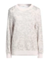 Peserico Woman Sweater Light Pink Size 10 Baby Alpaca Wool, Nylon, Virgin Wool