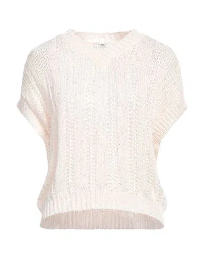 Peserico Woman Sweater Light Pink Size 8 Cotton, Polyester