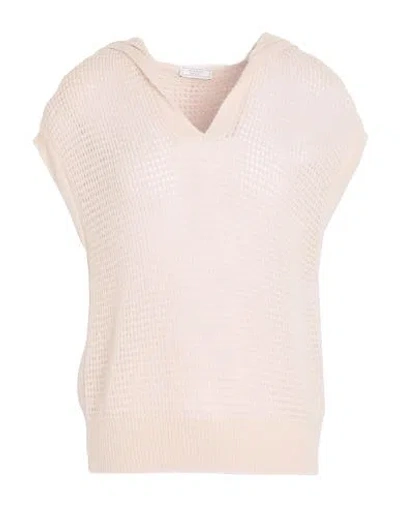Peserico Woman Sweater Light Pink Size 6 Alpaca Wool, Polyamide, Merino Wool
