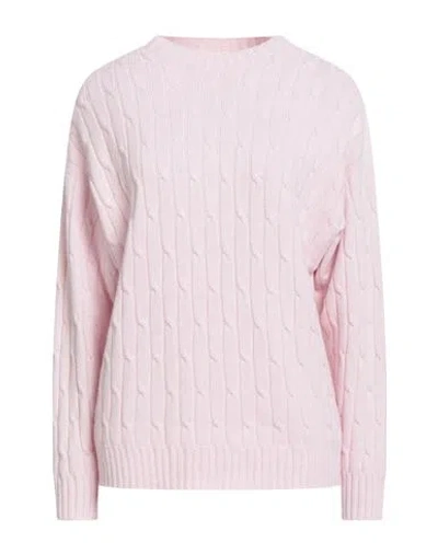 Peserico Woman Sweater Light Pink Size 6 Virgin Wool, Silk, Cashmere