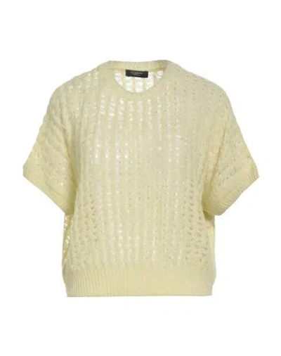 Peserico Woman Sweater Lime Green Size 12 Baby Alpaca Wool, Polyamide, Virgin Wool, Polyester, Metal