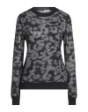 Peserico Woman Sweater Midnight Blue Size 14 Baby Alpaca Wool, Nylon, Virgin Wool