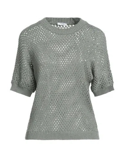 Peserico Woman Sweater Military Green Size 10 Cotton, Polyester