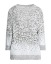 Peserico Woman Sweater Military Green Size 14 Polyester, Cotton, Metallic Fiber, Polyamide