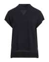 Peserico Woman Sweater Navy Size 2 Virgin Wool, Silk, Cashmere, Metallic Fiber