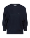 Peserico Woman Sweater Navy Size 8 Merino Wool