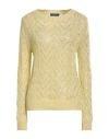 Peserico Woman Sweater Pastel Yellow Size 6 Cotton, Polyester