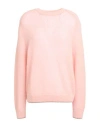Peserico Woman Sweater Pink Size 6 Baby Alpaca Wool, Nylon, Virgin Wool