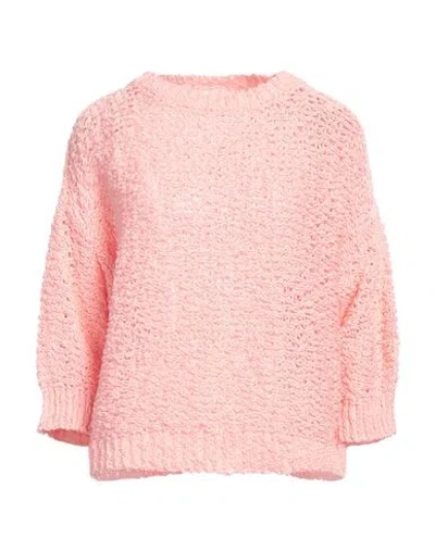 Peserico Woman Sweater Pink Size 6 Cotton In Pink