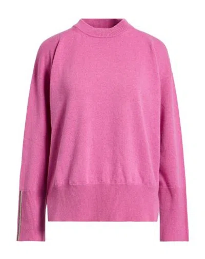 Peserico Woman Sweater Pink Size 8 Virgin Wool, Silk, Cashmere