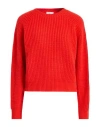 Peserico Woman Sweater Red Size 6 Cashmere In Red