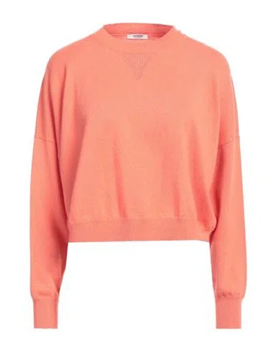 Peserico Woman Sweater Salmon Pink Size 4 Virgin Wool, Silk, Cashmere, Metallic Fiber In Pink