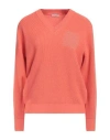 Peserico Woman Sweater Salmon Pink Size 4 Virgin Wool, Silk, Cashmere, Metallic Fiber