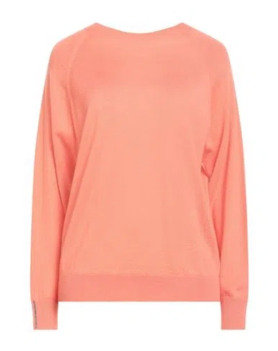Peserico Woman Sweater Salmon Pink Size 6 Virgin Wool