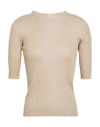 Peserico Woman Sweater Sand Size 16 Viscose, Polyester In Beige