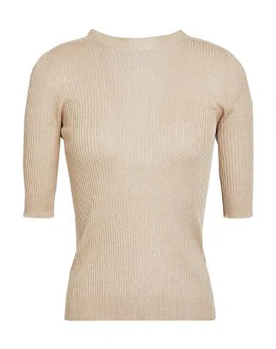 Peserico Woman Sweater Sand Size 16 Viscose, Polyester In Beige