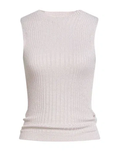Peserico Woman Sweater Sand Size 8 Viscose, Polyester In Pink