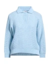 Peserico Alpaca & Wool-blend Sweater In Blue