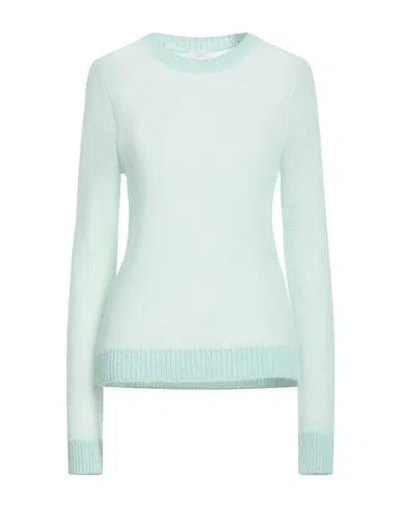 Peserico Woman Sweater Turquoise Size 6 Alpaca Wool, Polyamide, Virgin Wool In Green