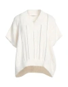 Peserico Woman Sweater White Size 4 Virgin Wool, Silk, Cashmere, Polyamide, Merino Wool In White