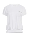 Peserico Woman Sweater White Size 6 Cotton