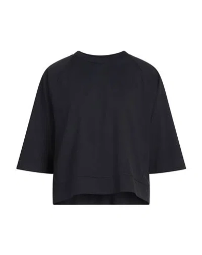 Peserico Woman Sweatshirt Midnight Blue Size 8 Cotton, Polyester, Elastane