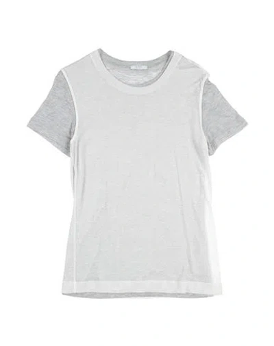 Peserico Easy Woman T-shirt Light Grey Size 6 Lyocell, Linen, Viscose