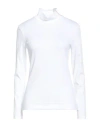 Peserico Woman T-shirt White Size 6 Cotton, Elastane