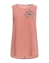 Peserico Woman Top Antique Rose Size 6 Silk In Pink