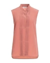 Peserico Woman Top Antique Rose Size 6 Silk In Pink